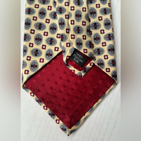 American Traditions Made in USA Tie 100% Italian Silk - Picture 4 of 4